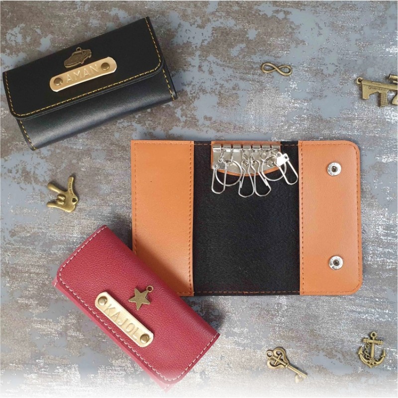 LEATHER KEY POUCH