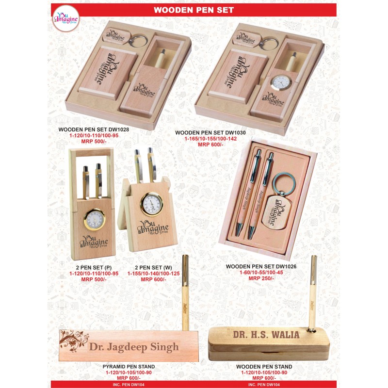 WOODEN PEN SET DW 1028