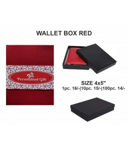 WALLET BOX RED