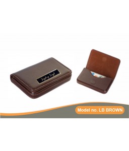 CARD HOLDER LB BROWN