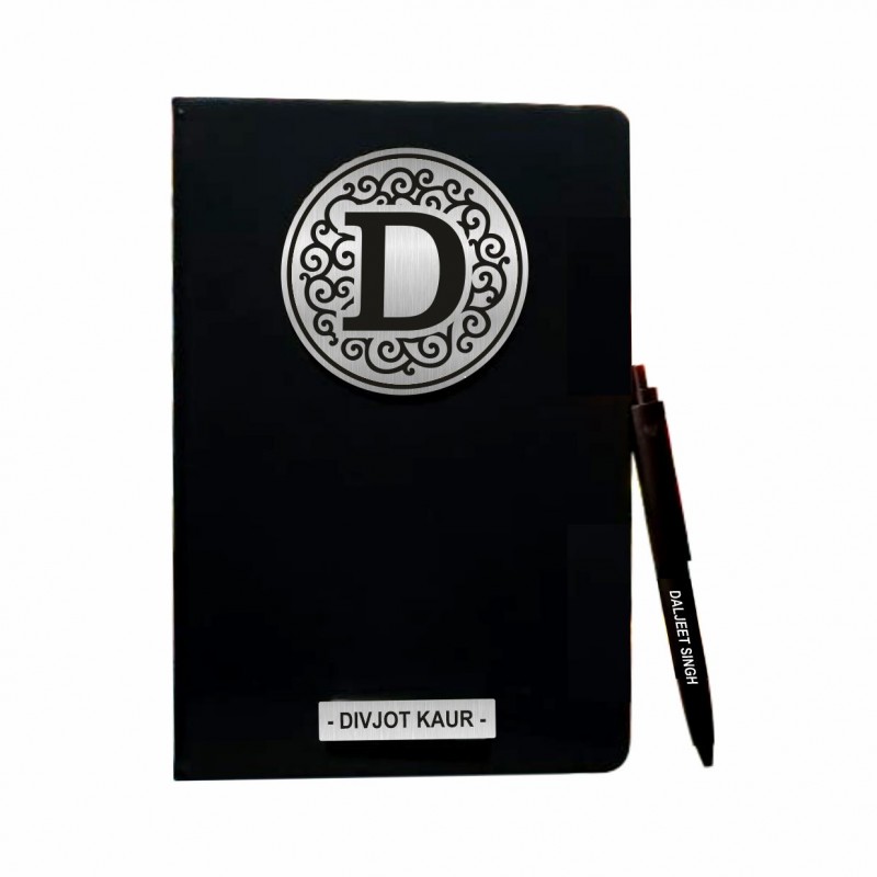 2 IN 1 DIARY SET BLACK