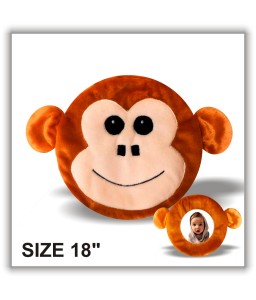 MONKEY FACE PILLOW