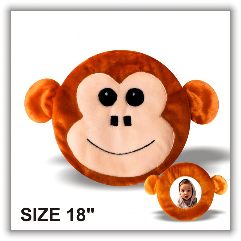 MONKEY FACE PILLOW