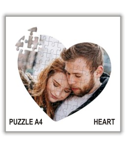 PHOTO PUZZLE A4 (HEART)