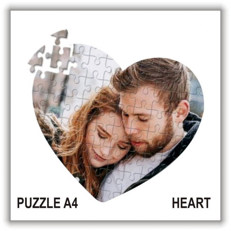 PHOTO PUZZLE A4 (HEART)