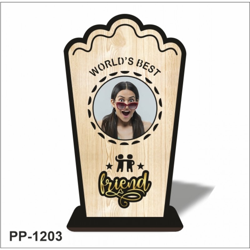 WOODEN TROPHY FRAME PP1203 